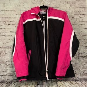 Land’s Black and Pink Jacket Girls Size 16